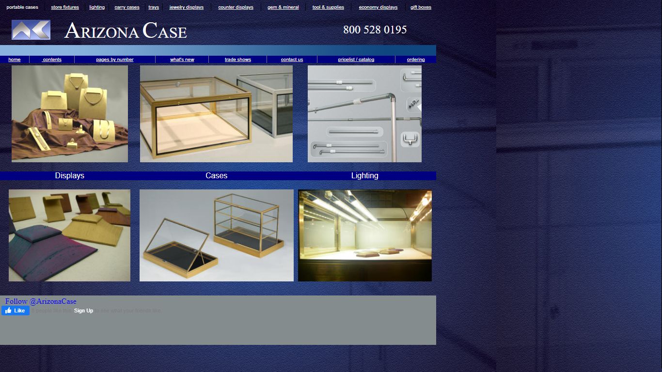 Arizona Case, Quality Displays - 1 800 528 0195